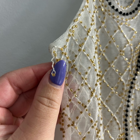 Vintage beaded tank top sheer - Picture 8 of 8